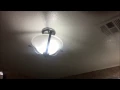 Lowe s Vlog PORTFOLIO 5 Light Vanity Bar and Semi-Flush Mount Glass Ceiling Fixture
