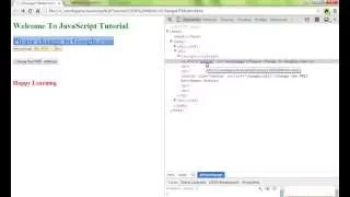 HOW TO CHANGE HTML ATTRIBUTE USING JAVASCRIPT DEMO
