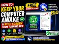 How to Keep Your Computer Awake Stop Screen From Turning Off - FREE Chrome Extension 2026