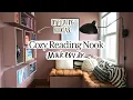 Empty Corner Turned Cozy Reading Nook Makeover