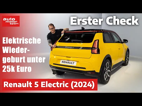 Download MP3 Neuvorstellung: Renault R5 Electric - Optik retro und die Technik? | auto motor und sport