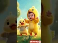💃 🦆 Baby \u0026 Duck Dance Together | A Ram Sam Sam Challenge 💃✨ #BabyDance #DuckDance #funny