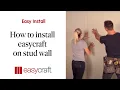 Easycraft DIY 3 - Installing easyVJ on a stud wall with Kyal Kara