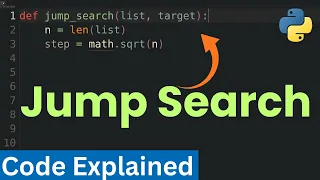 Python Jump Search Algorithm Explained Step-by-Step Tutorial for Beginners