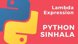 Python Sinhala Part 34 - Lambda Expression