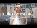 🌟+ de 20 PRESENTES!  Abrindo os MIMOS de aniversário que vocês me enviaram 📚🤎