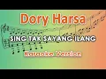 Download Lagu Dory Harsa - Sing Tak Sayang Ilang (Karaoke Lirik Tanpa Vokal) by regis