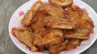 Nấm Đùi Gà Ram Mặn Chay thơm ngon đơn giản