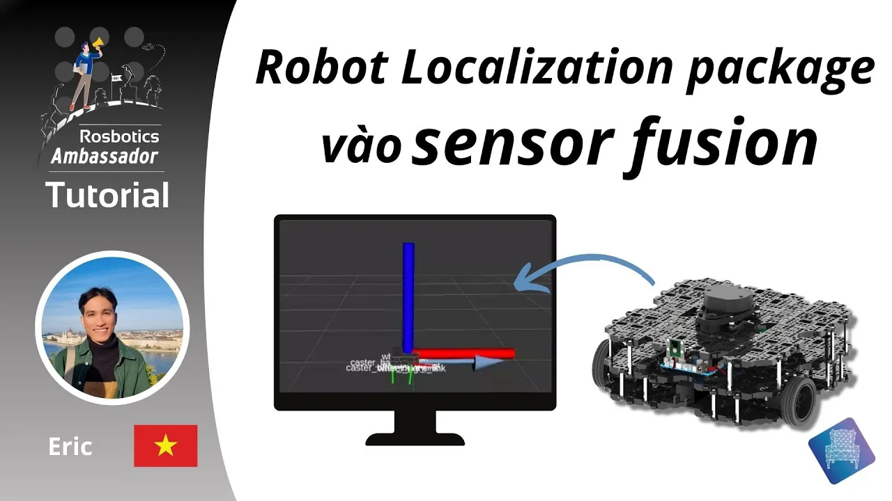 Cách sử dụng gói Bản địa hóa Robot trong phản ứng tổng hợp cảm biến với Turtlebot3 | ROS Tutorial