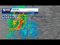 Severe storms approaching the area