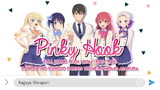 Download PINKY HOOK Full Lyrics (Kan|Rom|Eng|Ind) - Kanojo mo Kanojo Ending Song (ED1) / Momo Asakura MP3