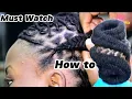 Symmetrical Fishtail Braid Tutorial Dreadlock styles for women