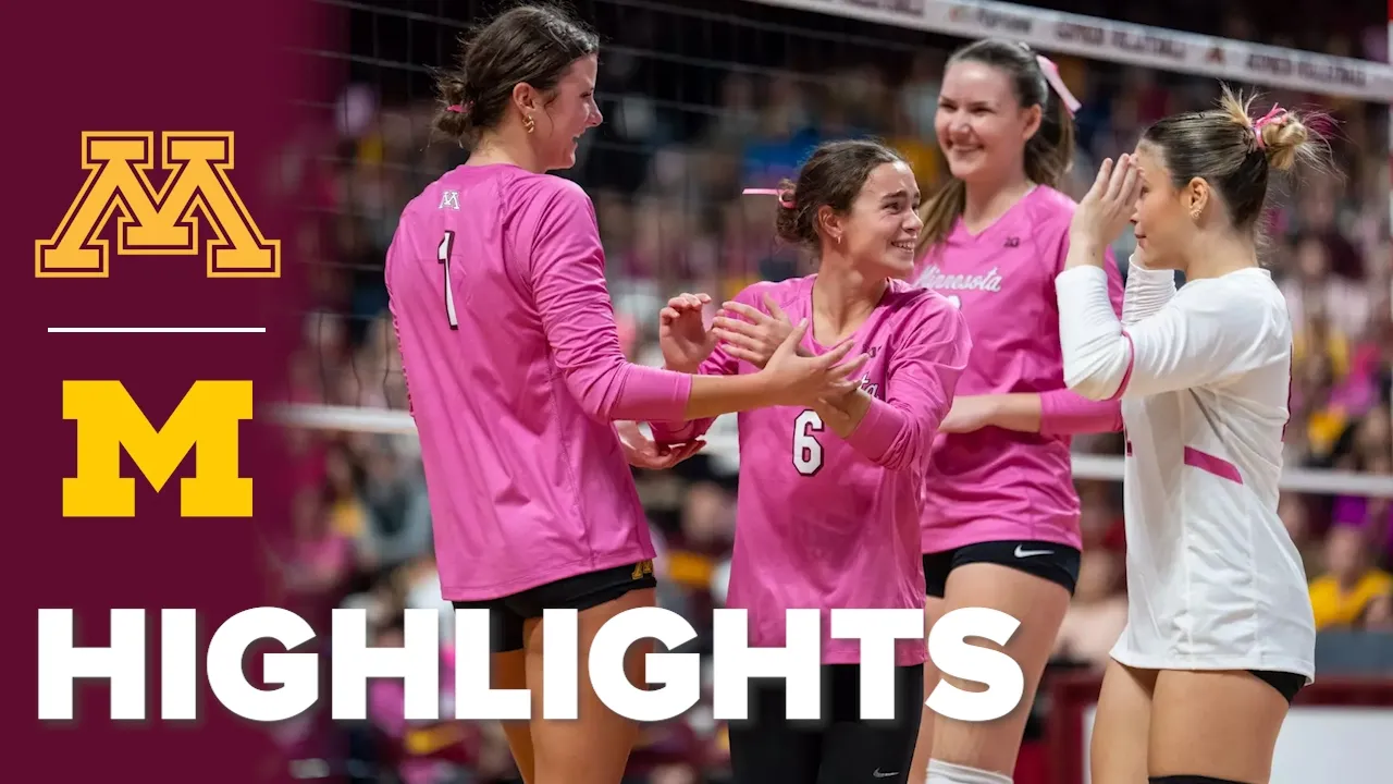 #21 Minnesota vs. Michigan | NCAA Volleyball Highlights | Oct. 16, 2026