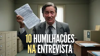 10 MANIAS DAS EMPRESAS NA ENTREVISTA DE TRABALHO | Trabalho no Bostil