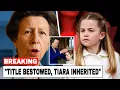 Download Lagu Prinses Anne verbijstert iedereen door Charlotte een gewaardeerde titel en Diana's tiara te geven...