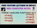 String Handling Function in C NEB 11 Computer Notes UNIT 5