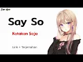 Download Lagu Say So - Katakan Saja | Lagu Jepang Romantis // Lirik Dan Terjemahan