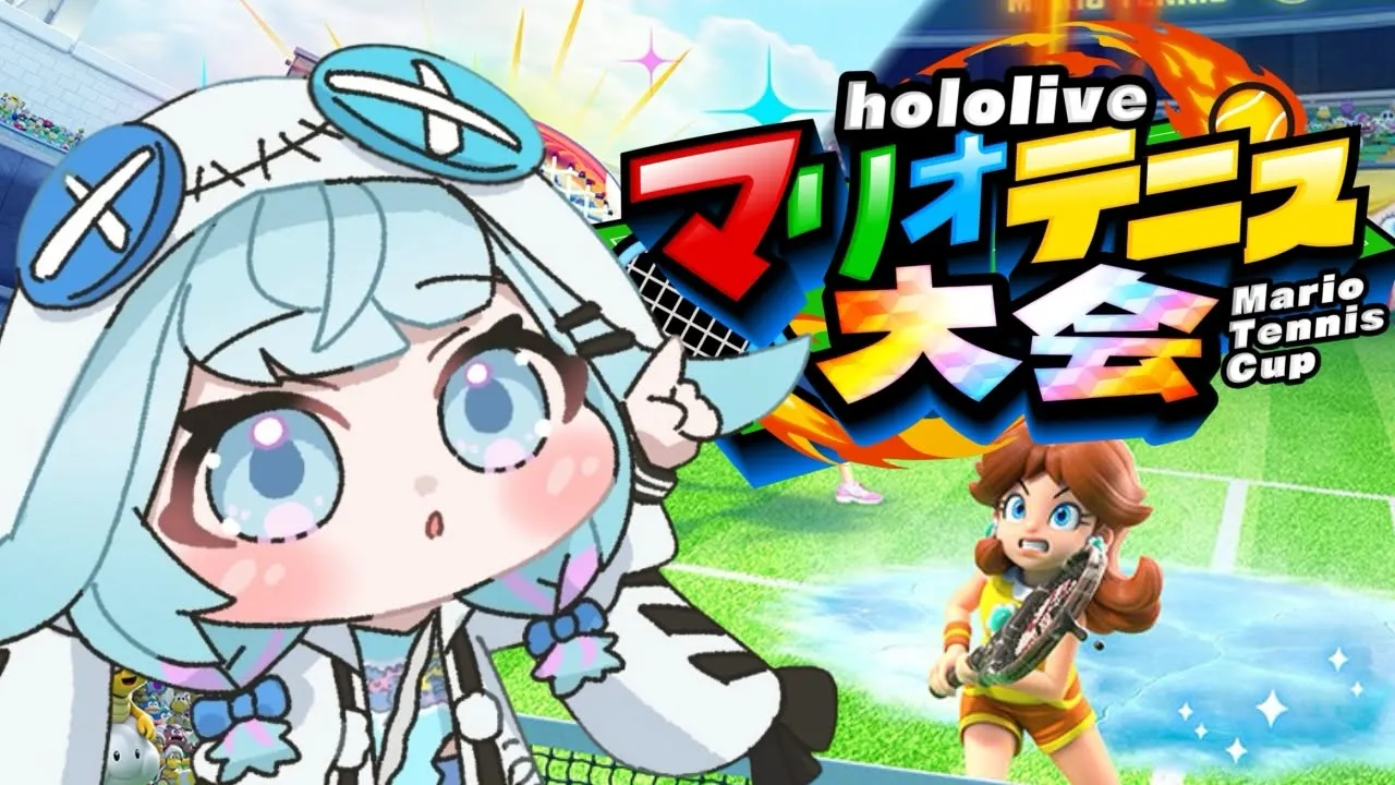 【#ホロマリオテニス大会】本番、、人と戦う【水宮枢／ホロライブDEV_IS】