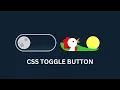 Toggle Button Using HTML and CSS Create a Day - Night Switch