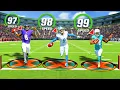 Scoring a 99 Yard Touc own with EVERY Team s FASTEST Player