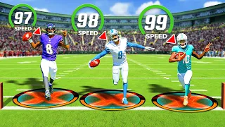 Scoring a 99 Yard Touc own with EVERY Team s FASTEST Player