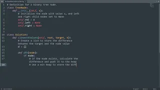 Leetcode 272 Closest Binary Search Tree Value II in Python Python Leetcode Python Code Tutorial