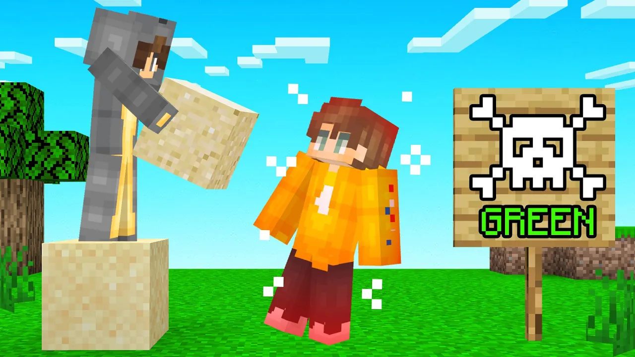 TOUCH GREEN = DIE! (Minecraft)