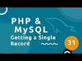 PHP Tutorial MySQL - Getting a Single Record