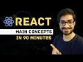 Learn React in 90 Minutes React Main Concepts React Crash Course 2022