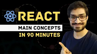 Learn React in 90 Minutes React Main Concepts React Crash Course 2022