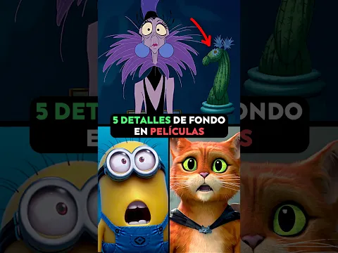 😱🔎 Nadie mira el FONDO de estas películas animadas