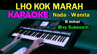 lho kok marah elvy sukaesih karaoke nada wanita