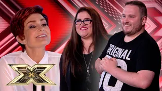 Sharon Osbourne gives STANDING OVATION to couple Tom & Laura! | The X Factor Auditions