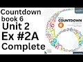 Oxford Countdown Book 6 - Exercise 2A complete Step-by-Step Solution ytacademy198