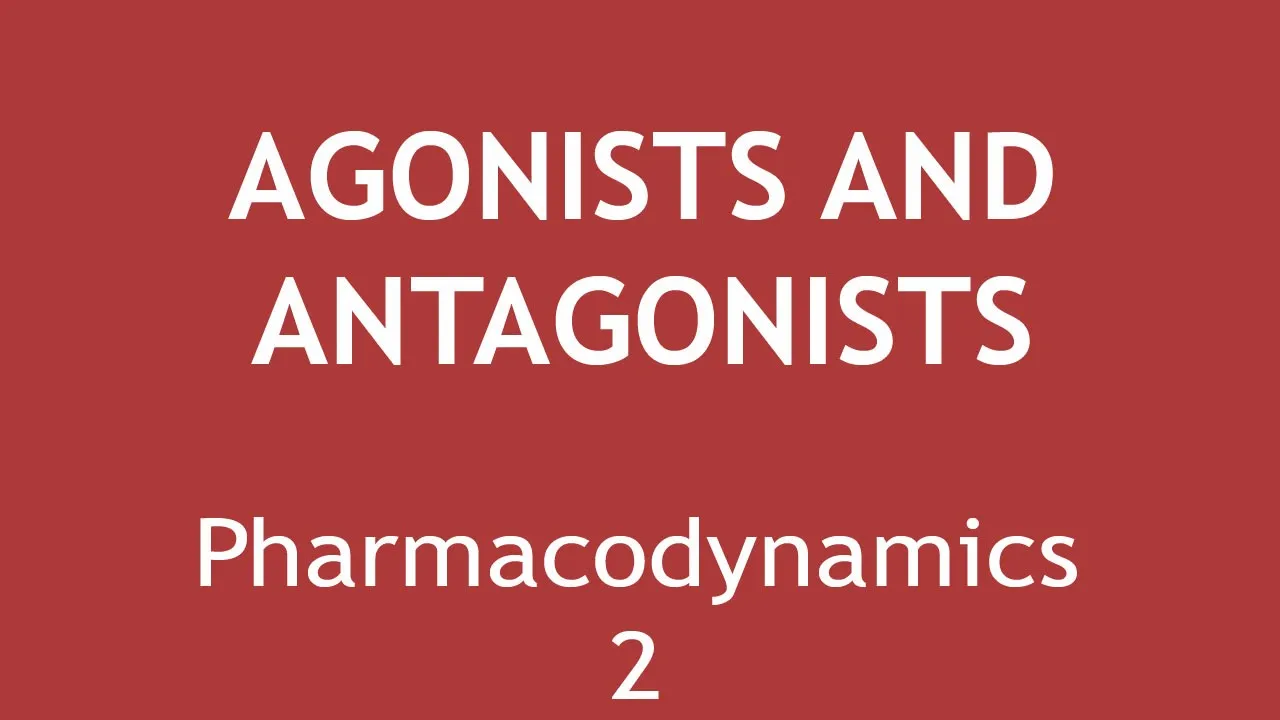 Agonists and Antagonists (Pharmacodynamics Part 2) | Dr. Shikha Parmar
