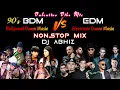Download Lagu 90's Bollywood Dance Music Vs EDM Nonstop - DJ Abhiz Mix | Valentine Vibe | EDM VS BDM | 2024