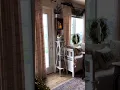 Festive Charm with Floral Curtains