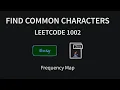 Find Common Characters - Leetcode 1002