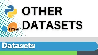 Scikit-learn 101 Datasets 4 Loading other datasets