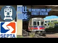 SEPTA Regional Rail Full Ride from Philadelphia International Airport to Philadelphia 30th Street