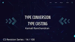 14 Type conversion in Python Type casting Class 12 Computer science Exam