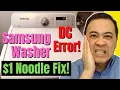 Samsung washer DC ERROR Code EASY 1 00 FIX