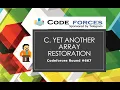 C Yet Another Array Restoration Codeforces Round Div 3 Factorization