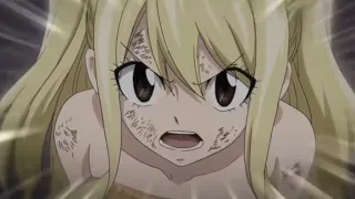 natsu become a monster for lucy nalu moment eng dub fairy tail 