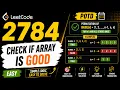 LeetCode POTD 2784 Check if Array is Good Easy C Solution