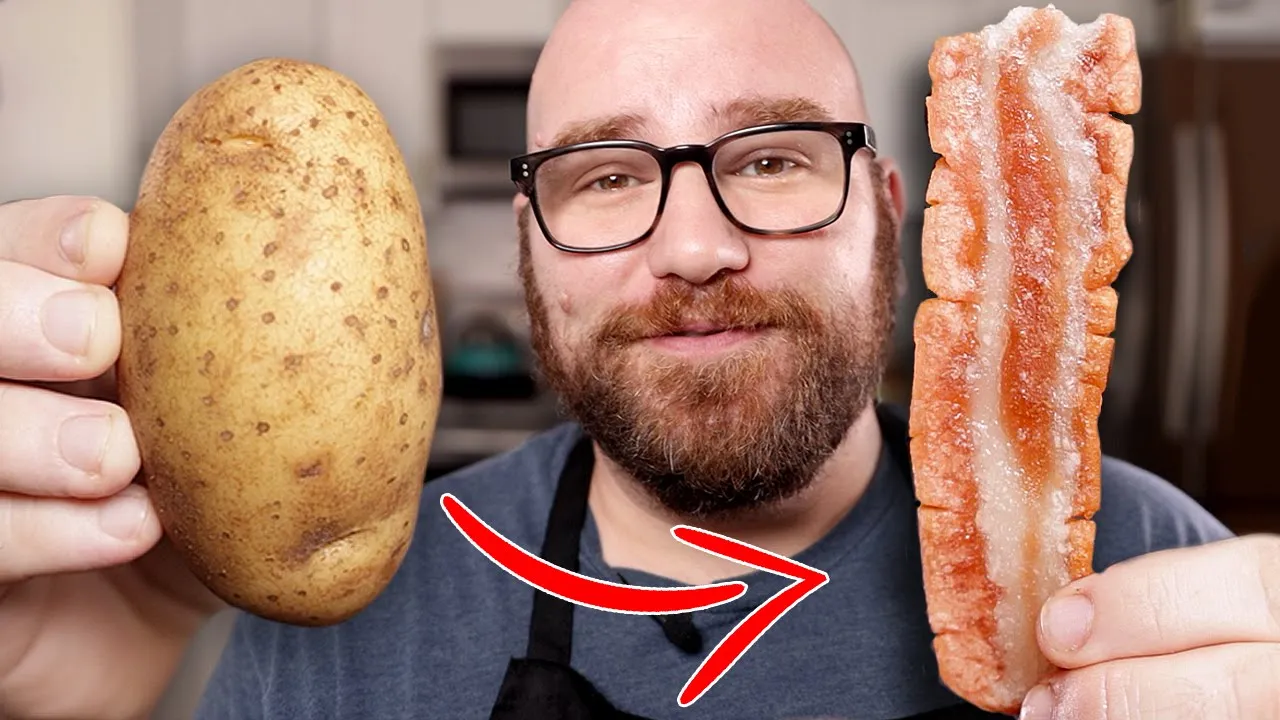 Making Thick Cut BACON from a POTATO