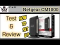 Netgear CM1000 Modem Review How To Hook Up