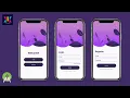 Android UI Design Tutorial Login Register Screen UI Design UiUX Tutorial