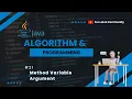 Java Dasar 21 - Method Variabel Argument Fun Java Community