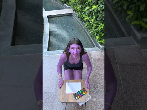 kafama boya döküldüğünde benim haller 😂❤️